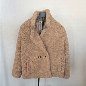 Cozy Tan Sherpa Jacket
